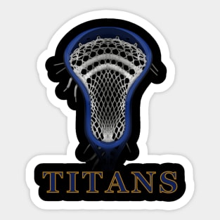 Titans lax Sticker